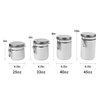 Hds Trading 4 Piece  Canister Set with Stainless Steel Tops ZOR95952